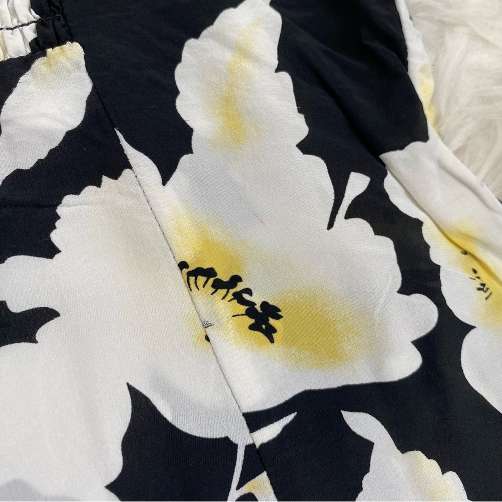 BA&SH Black and White Floral Blouse - Picture 4 of 5